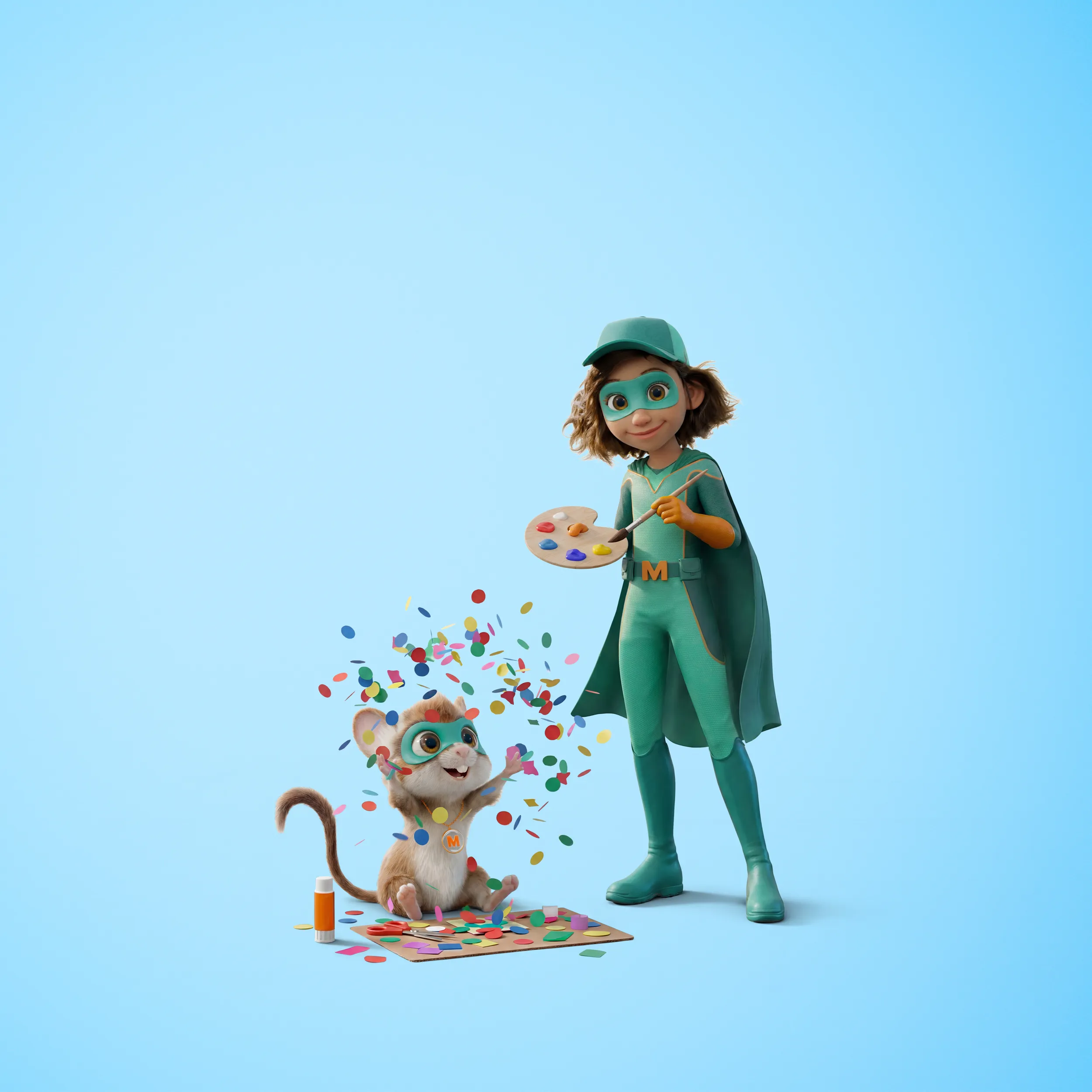 Mimigs: Millie und Malva am Malen und Basteln